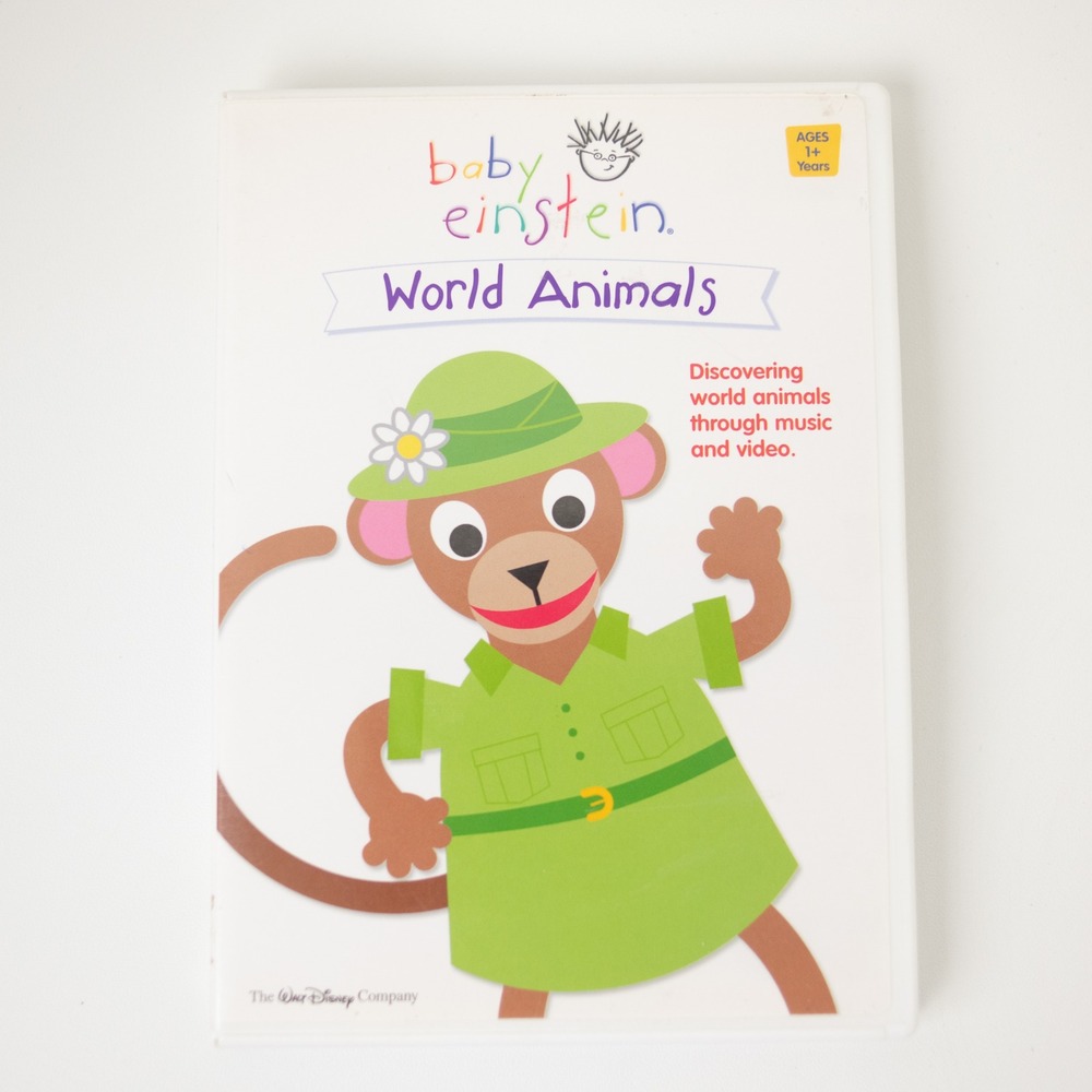 Baby Einstein Baby Dolittle World Animals DVD Walt Disney Kids Educational 2002